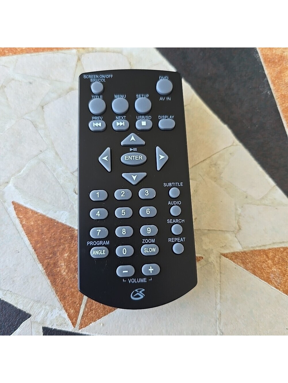 Genuine GPX PD919B  Portable DVD Player Remote Black